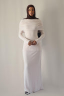 Clau Two Piece Ruched Bib Set
