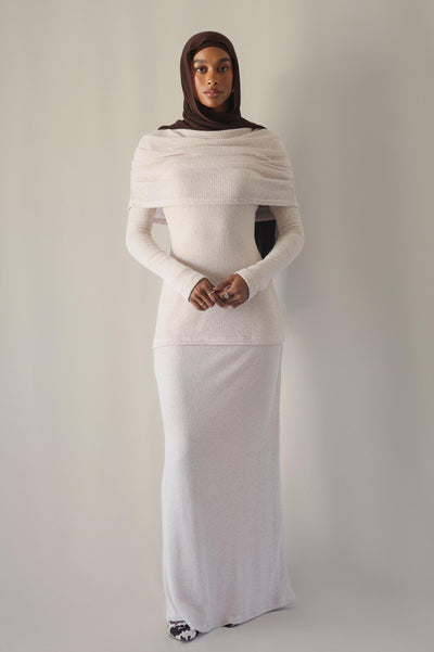 Clau Two Piece Ruched Bib Set