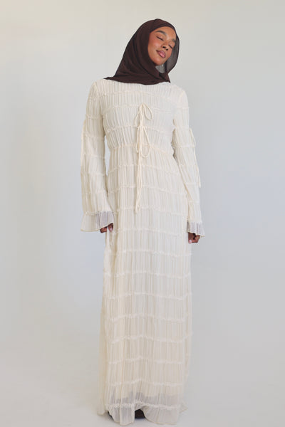 Sabriyah Chiffon Banded Dress