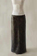 Sumyah Leather Maxi Skirt