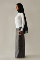 Sumyah Leather Maxi Skirt