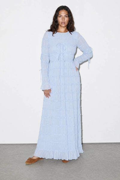 Sabriyah Chiffon Banded Dress